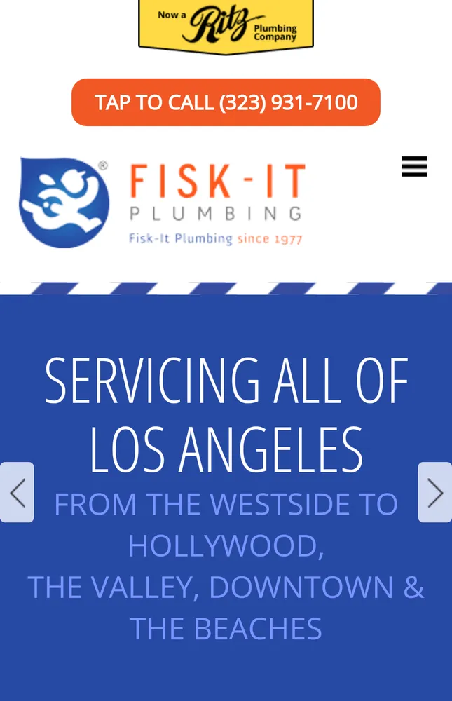 Slide of Fisk-It Plumbing