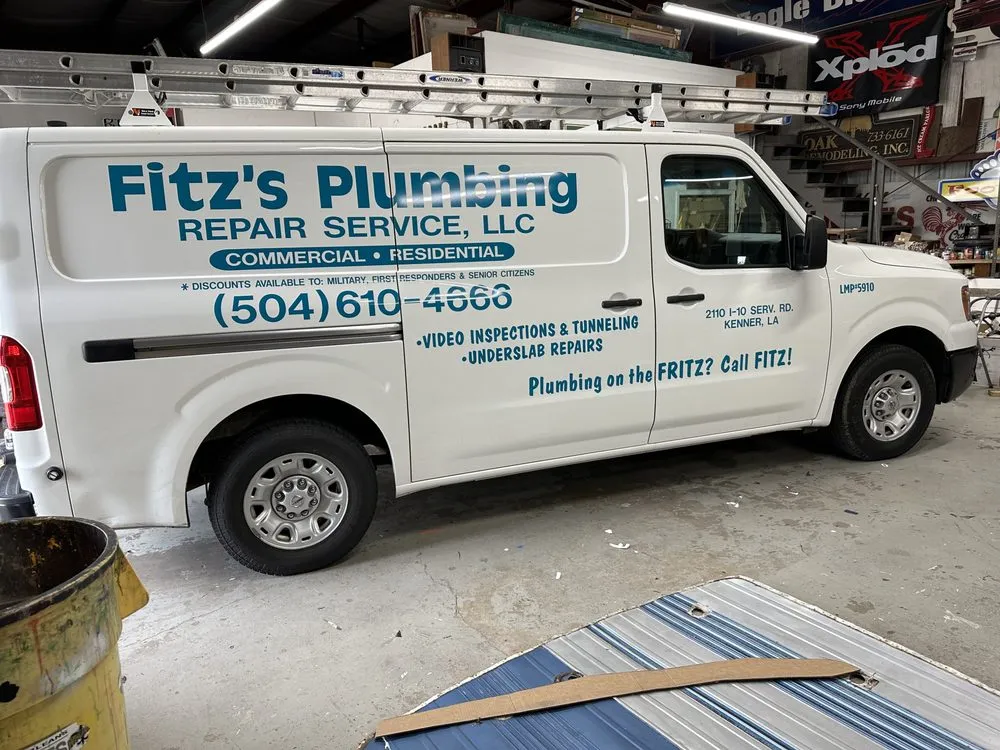 Slide of Fitz's Plumbing Repair Service