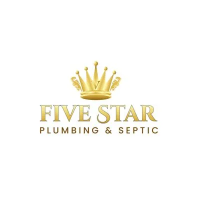 Five Star Plumbing and Septic Logo