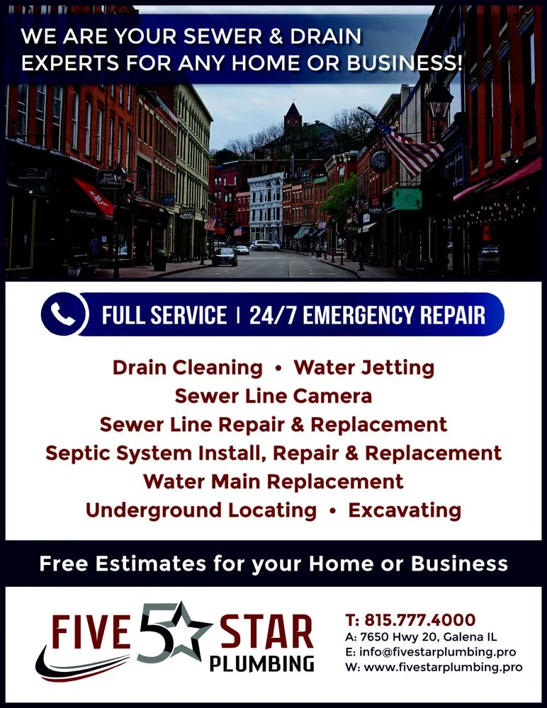 Slide of Five Star Plumbing