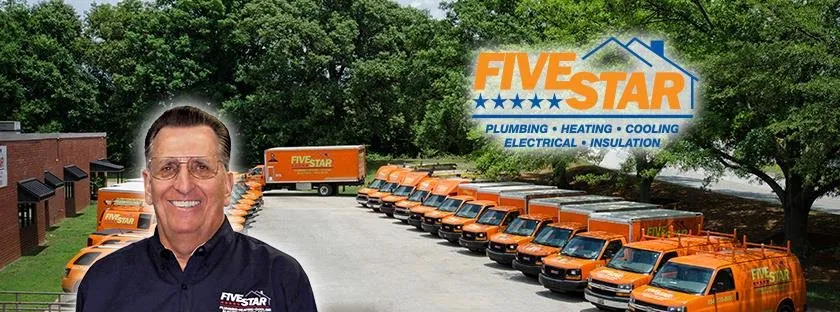 Reliable emergency plumbing for homes in Greer, SC by Five Star Plumbing Heating Cooling Electric