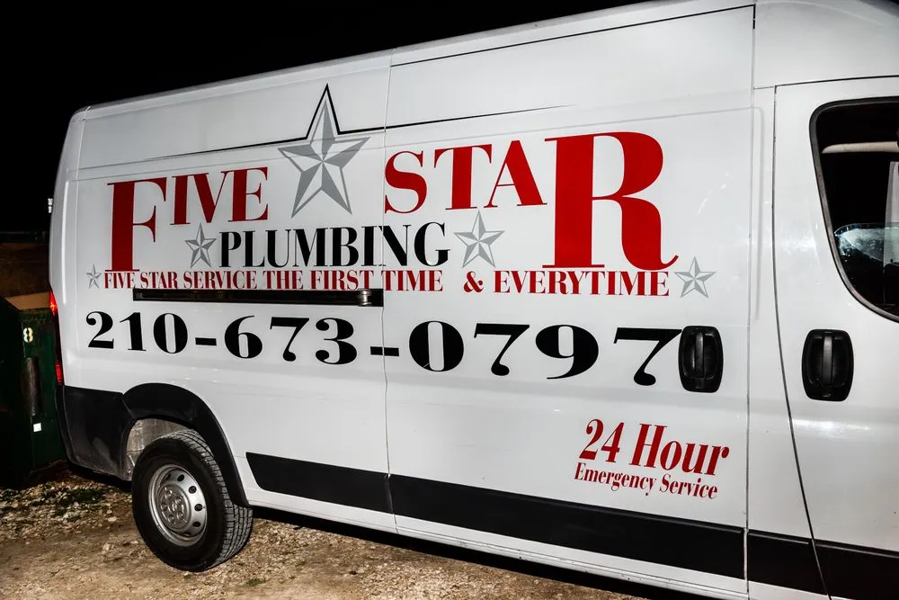 Slide of Five Star Plumbing