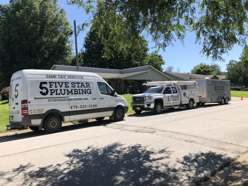 Slide of Five Star Plumbing