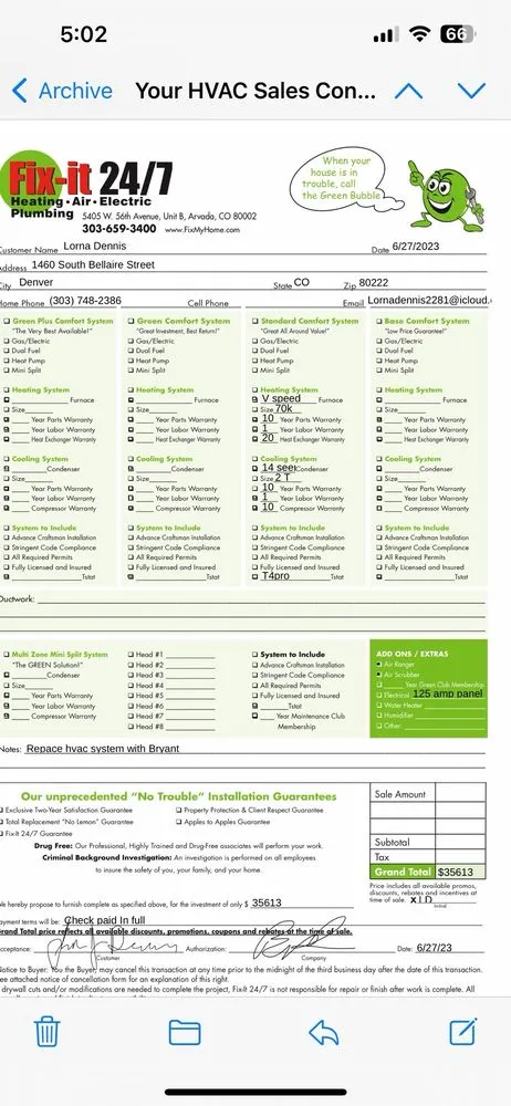 Emergency pipe repair service in Golden, CO - Fix-it 24/7 Plumbing, Heating, Air & Electric