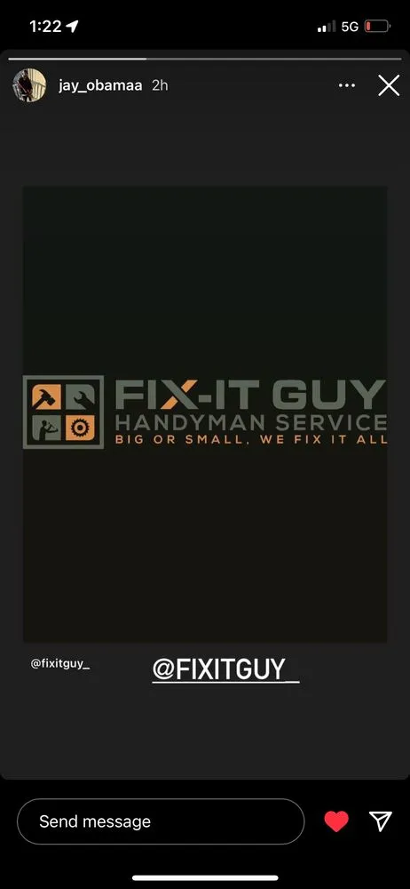 Slide of Fix-It Guy Handyman Service