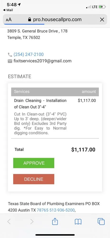 Slide of FIX IT! Services