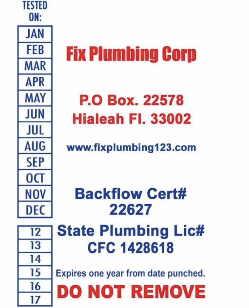 Slide of Fix plumbing Corporation