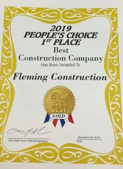 Slide of Fleming Construction
