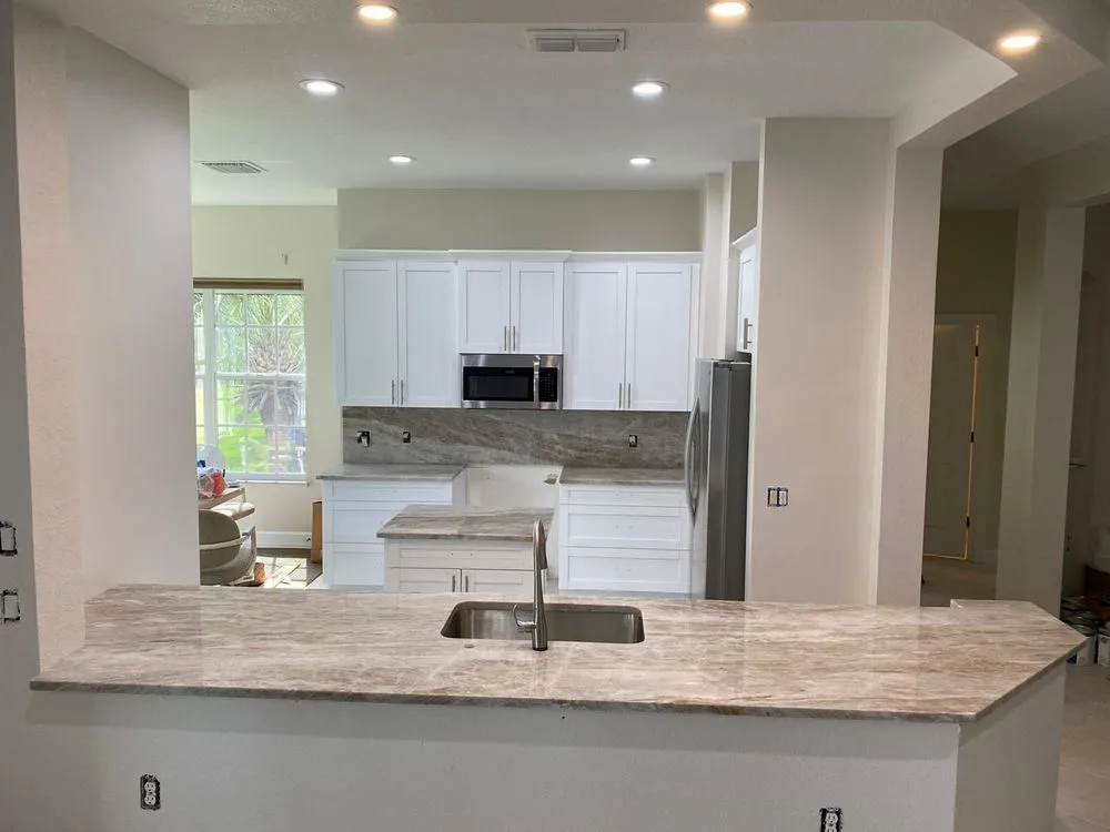 Slide of Floor to Ceiling Kitchen Design