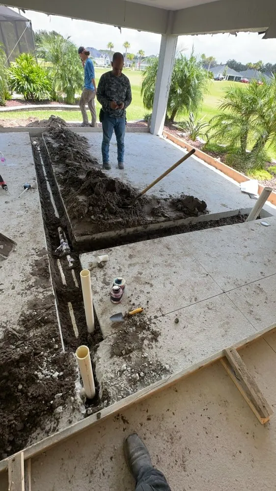 Slide of Flores plumbing