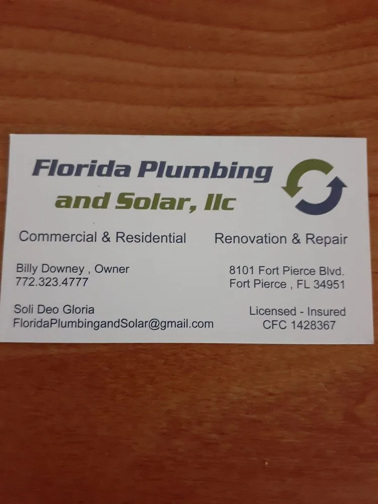 Slide of Florida Plumbing and Solar