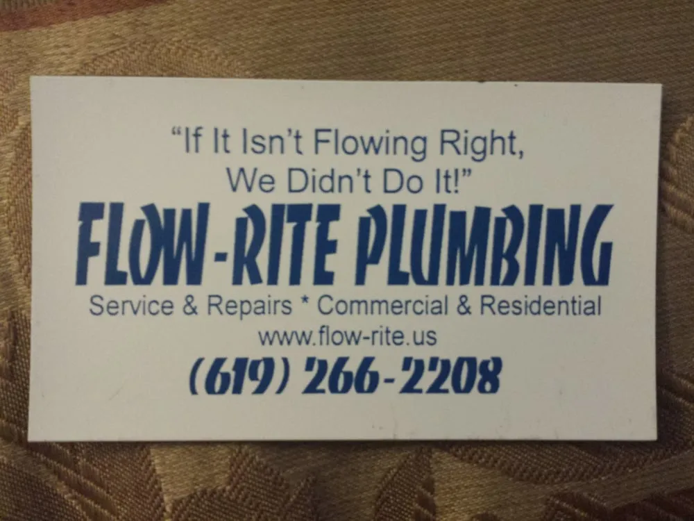Slide of Flow-Rite Plumbing by David Wilfong