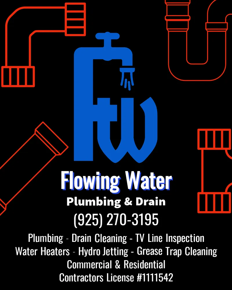 Slide of Flowing Water Plumbing