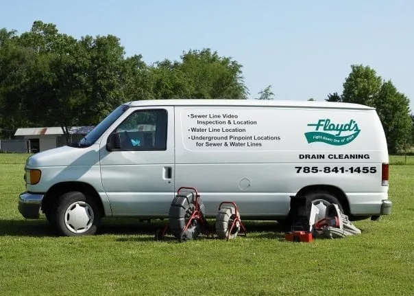 Slide of Floyd's Drain Cleaning