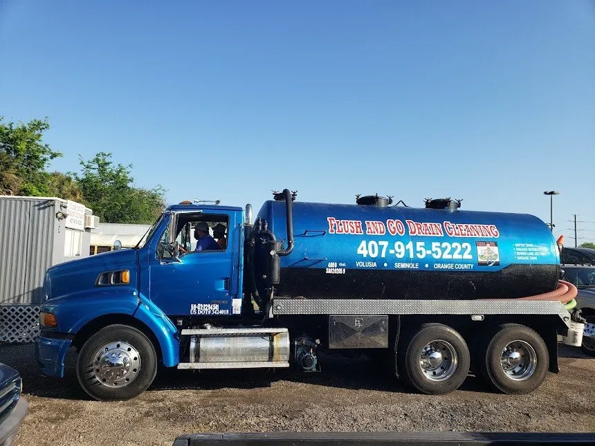 Slide of Flush And Go Drain Cleaning