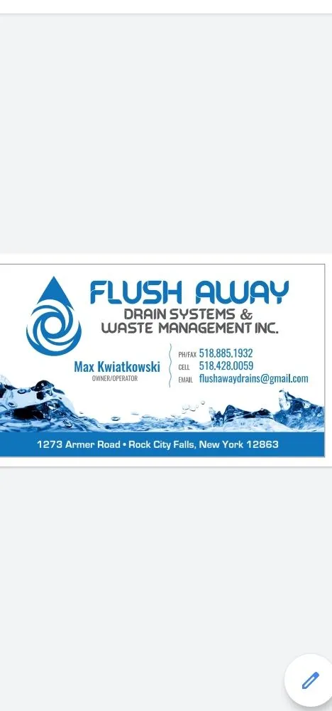 Trusted plumbing repair service in Rock City Falls, NY - Flush Away Drain Systems & Waste Management