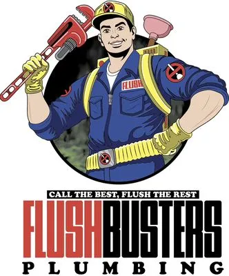 Flush Busters Plumbing Logo