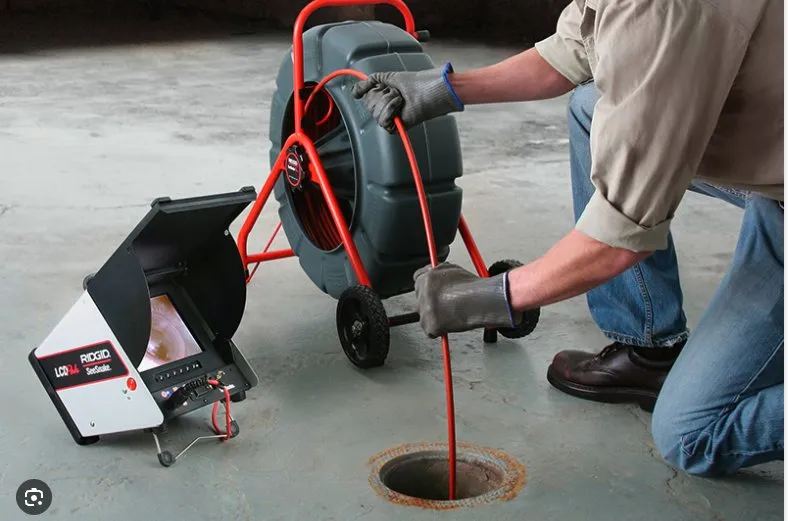 Slide of Flush Drain & Sewer Cleaning