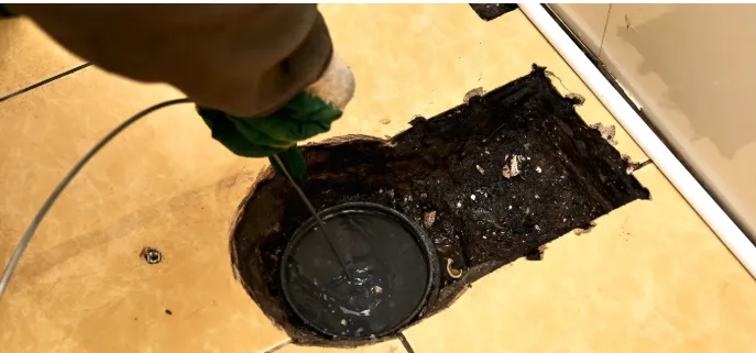 Slide of Flush Drain & Sewer Cleaning