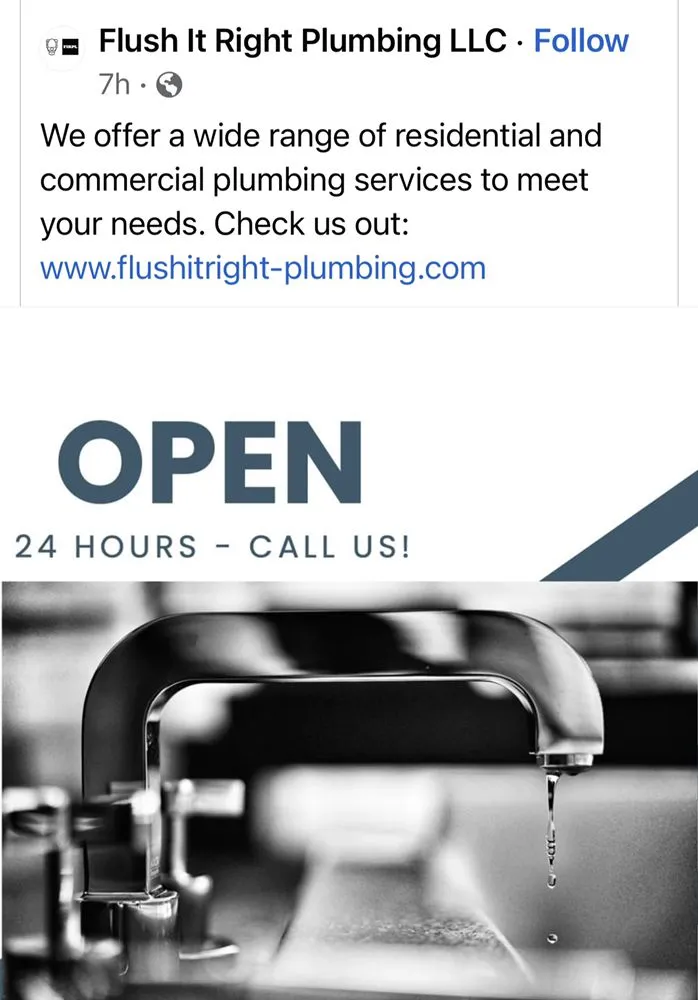 Slide of Flush It Right Plumbing