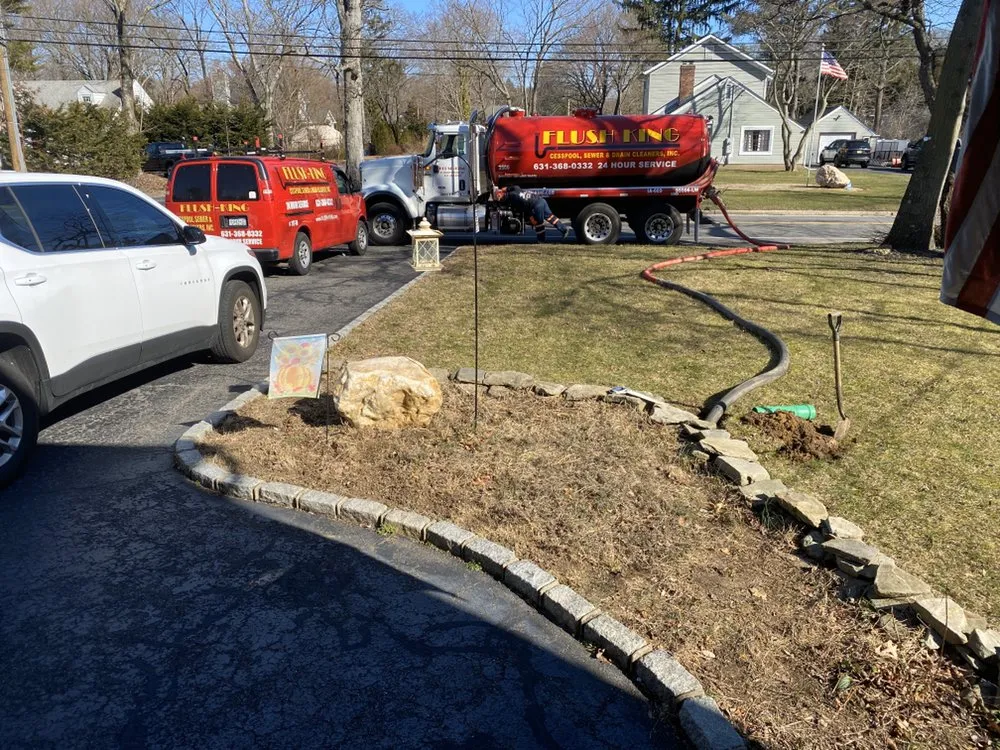 Emergency drain cleaning for homes in East Northport, NY by Flush King