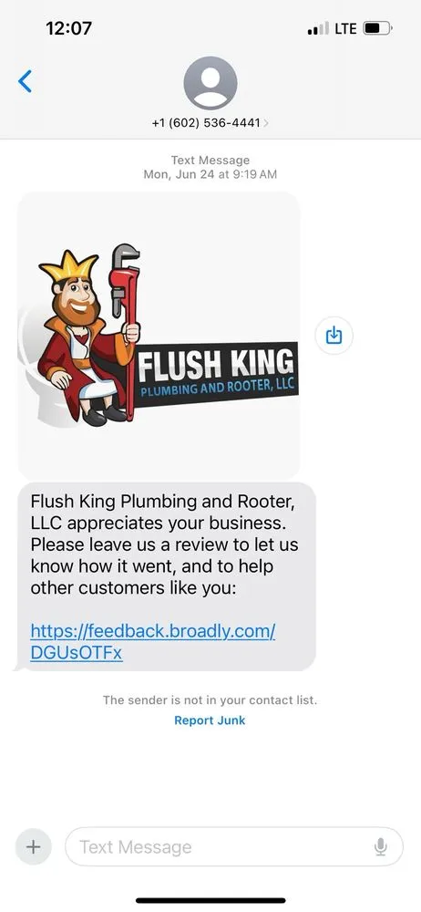 Slide of Flush King Plumbing