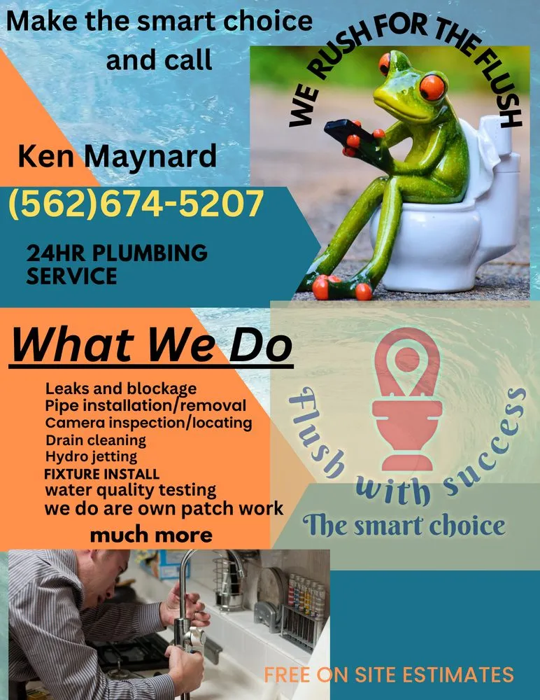 Slide of Flush With Success Plumbing