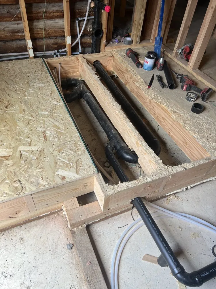 Slide of Flying Wye Plumbing