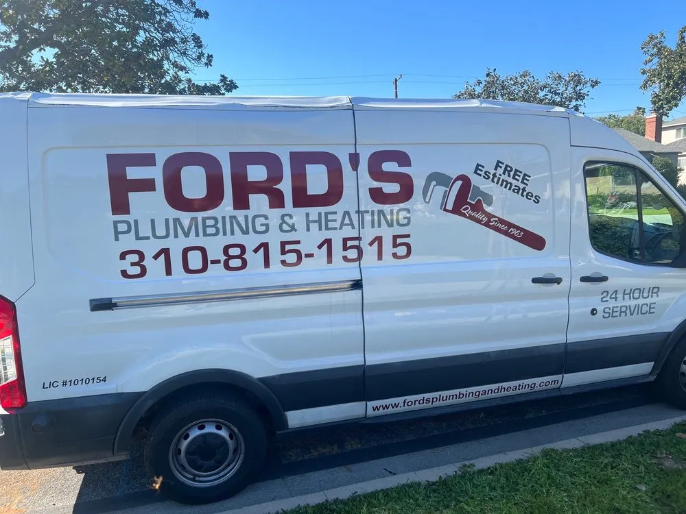 Professional water heater service experts serving Los Angeles, CA - Ford's Plumbing and Heating