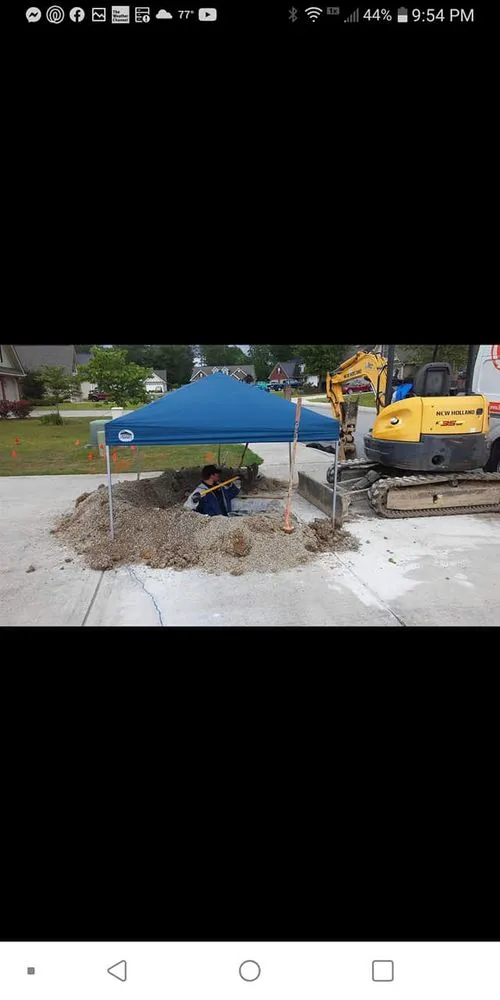 Slide of Forrest plumbing and septic service