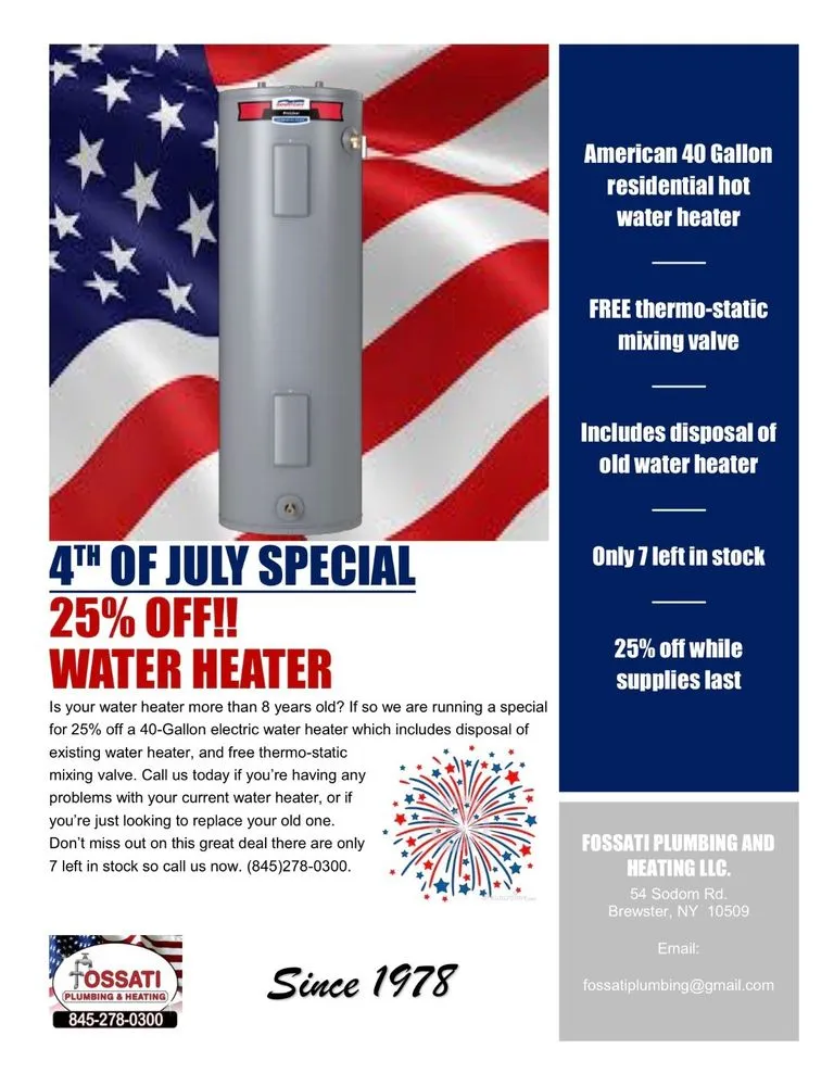 Slide of Fossati Plumbing & Heating