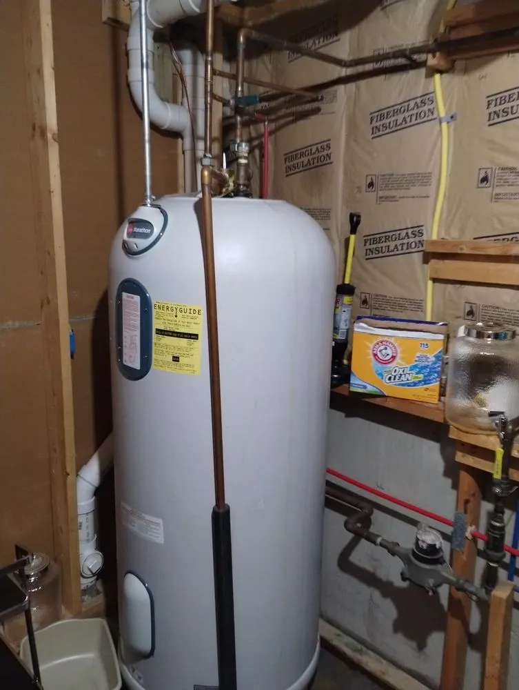 Professional water heater service in Black Hawk, SD by Fred's Plumbing