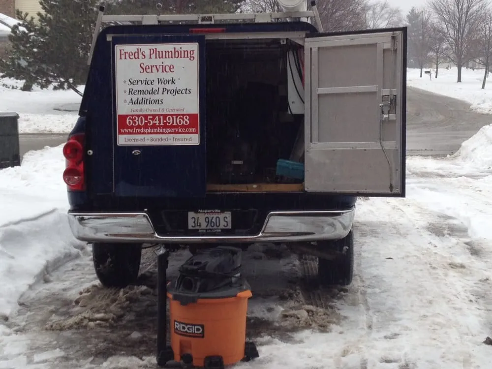 Slide of Fred's Plumbing Service