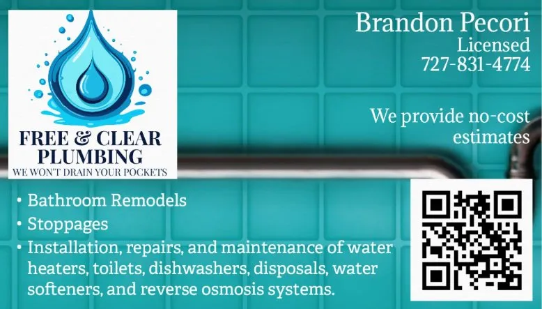 Slide of Free & Clear Plumbing