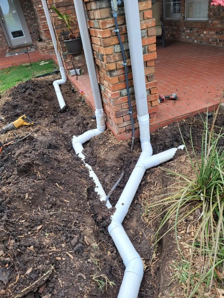Slide of French Drain Services