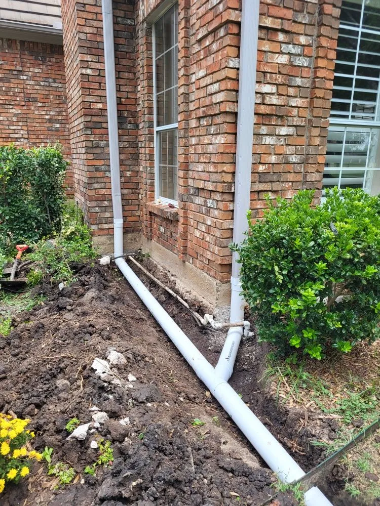 Slide of French Drain Services