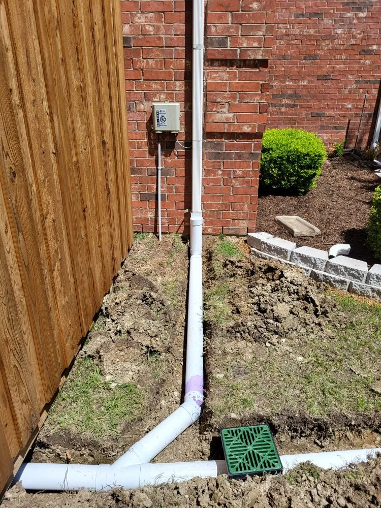 Slide of French Drain Services
