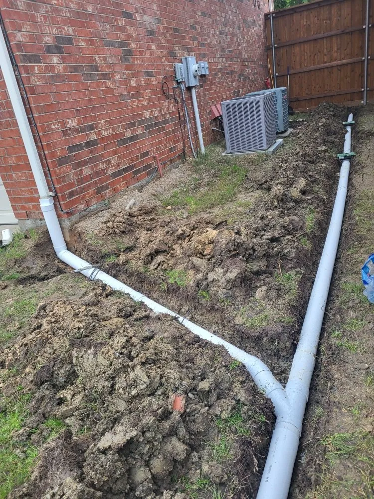 Slide of French Drain Services
