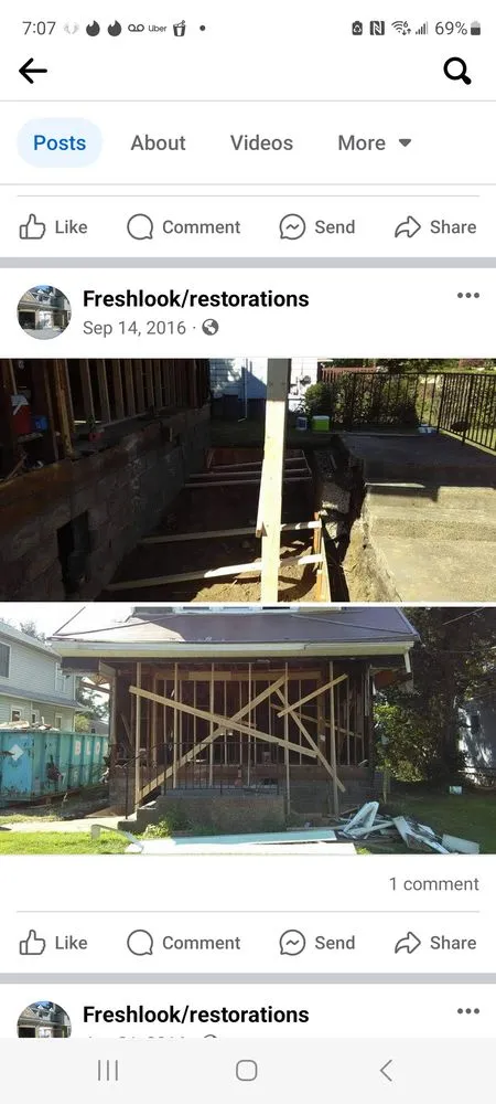 Slide of Freshlook Restorations