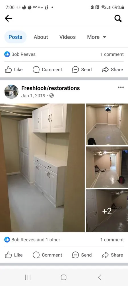 Slide of Freshlook Restorations