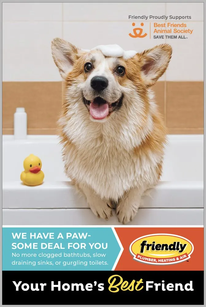 Slide of Friendly Plumber, Heating & Air