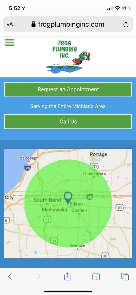 Slide of Frog Plumbing