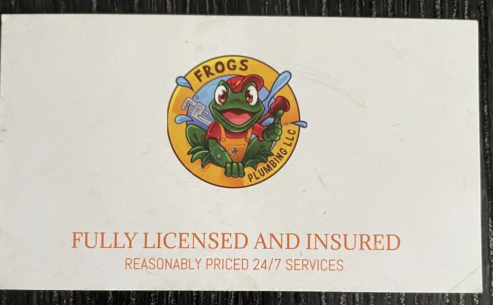 Slide of Frog’s Plumbing and Janitorial