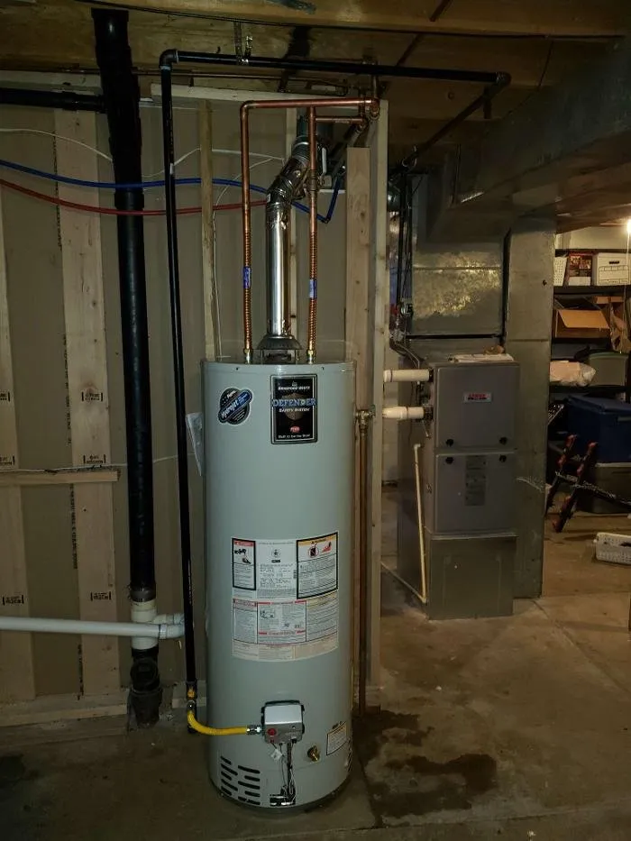 Slide of Front Range Water Heater and Excavation