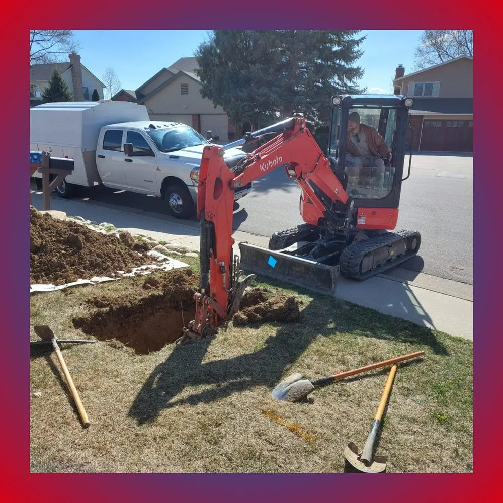 Slide of Front Range Water Heater and Excavation