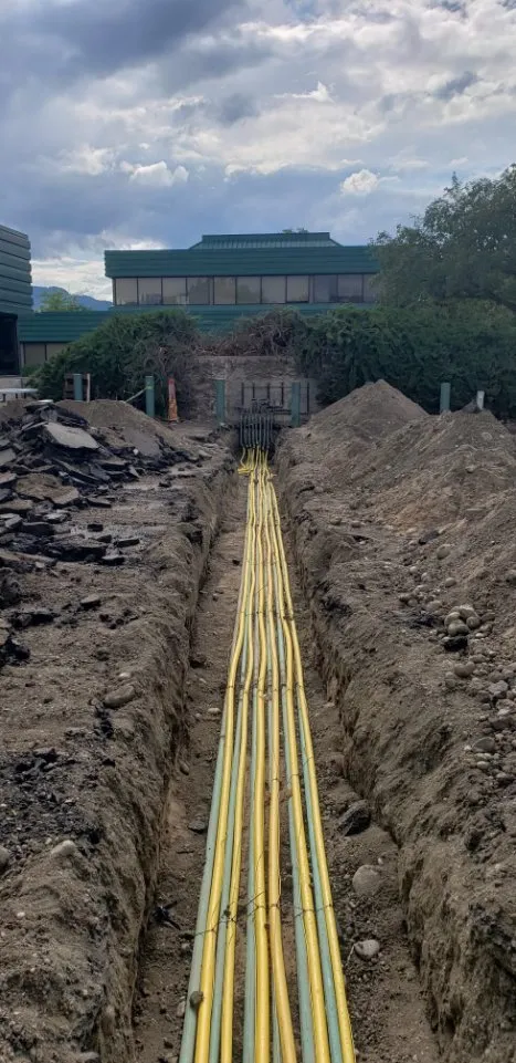 Slide of Front Range Water Heater and Excavation