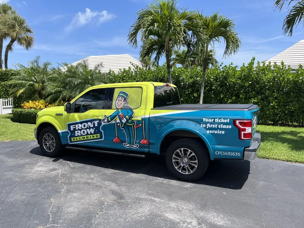 Slide of Front Row Plumbing