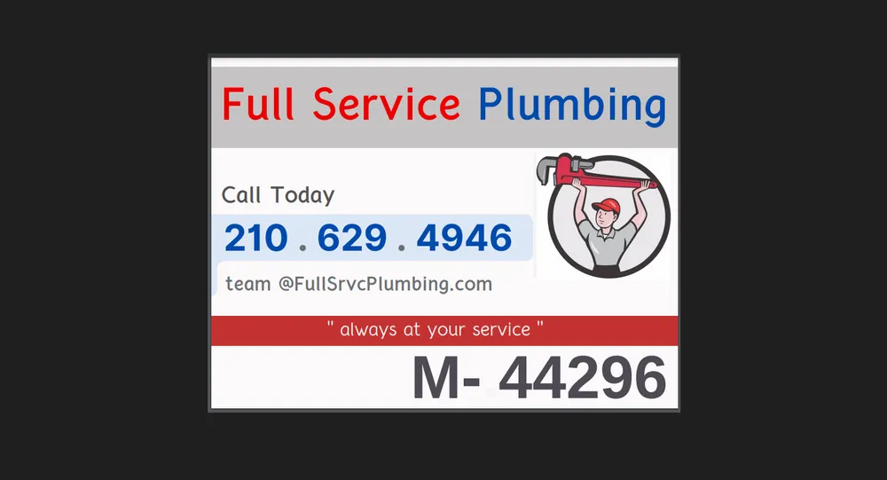 Slide of Full Service Plumbing 