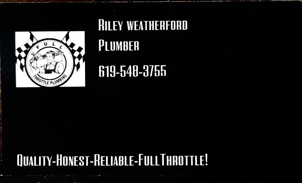 Slide of Full Throttle Plumbing