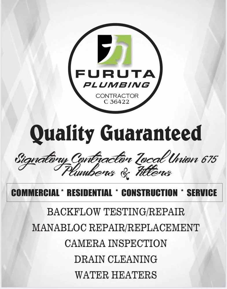 Slide of Furuta Plumbing